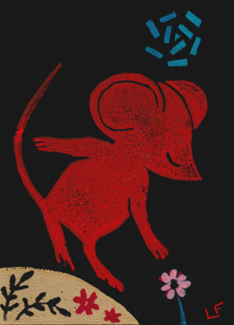 Lisa Firke - Mousie ATC